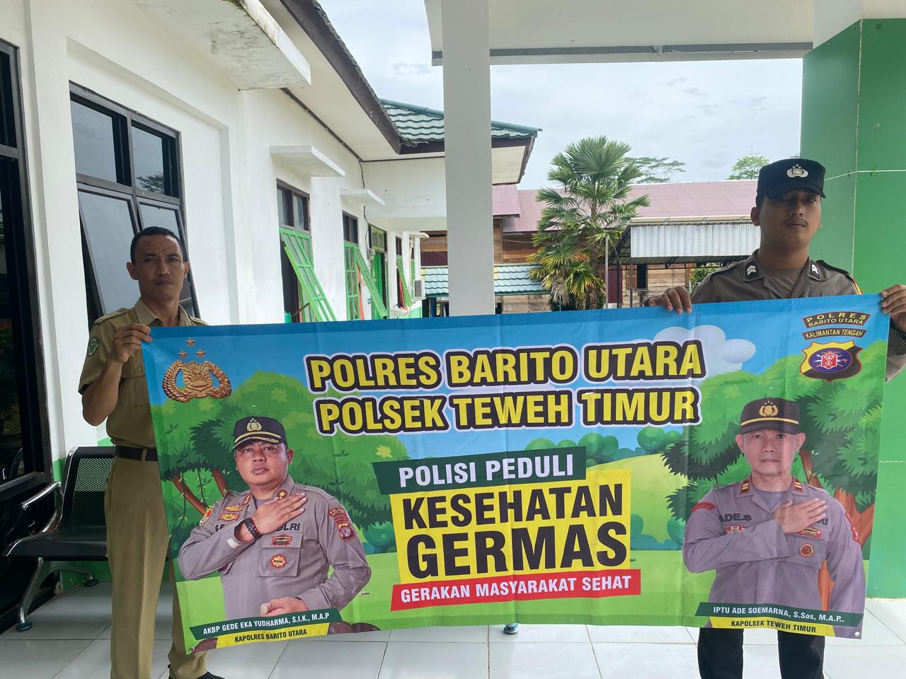 Polsek Teweh Timur Ajak Warga Terapkan Germas untuk Tingkatkan Kualitas Hidup