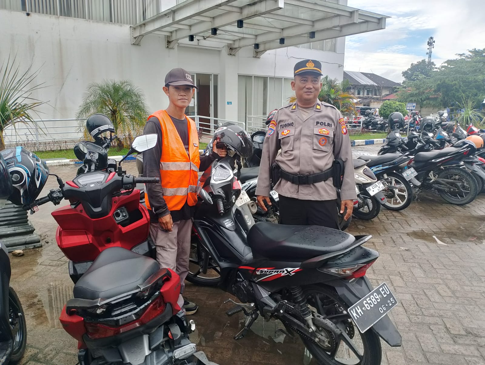 Dalam Rangka Menjaga Situasi Kamtibmas yang Kondusif, Polsek Teweh Tengah Laksanakan Patroli