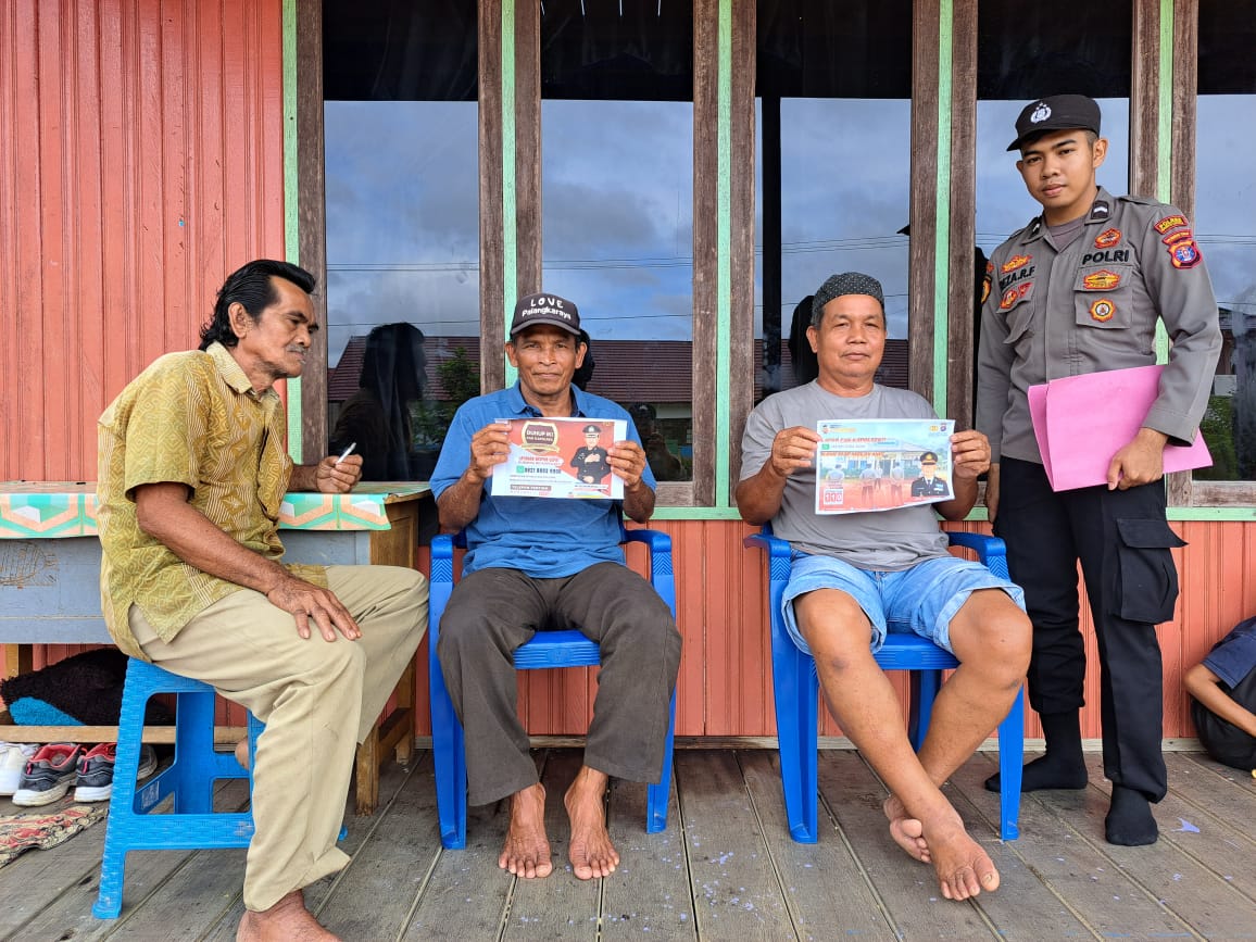 Polsek Gunung Purei Imbau Bijak Gunakan Layanan 110