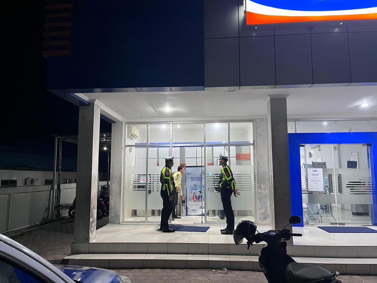 Piket Sat Lantas Patroli di Objek Vital diwilkum Polres Lamandau