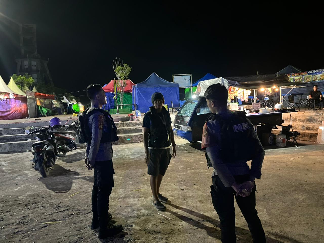 Personel Samapta Polres Lamandau Laksanakan Patroli dan Sambangi Masyarakat