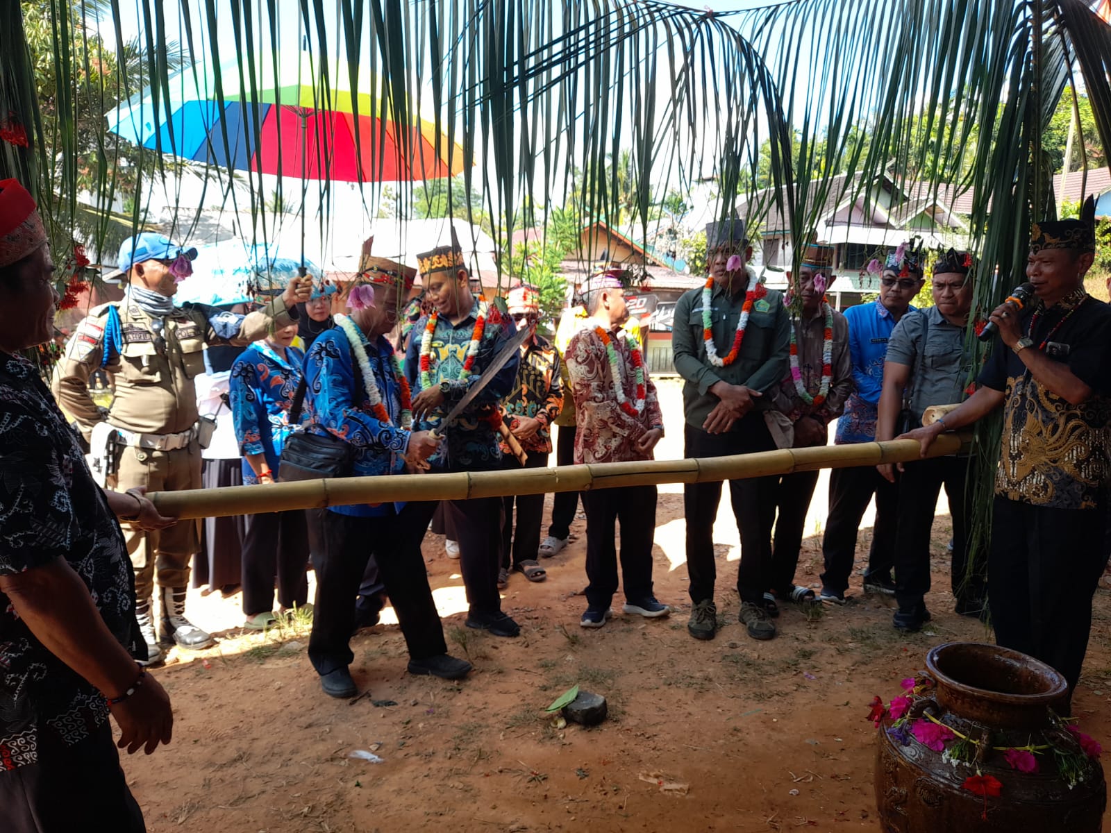 Pengamanan Terpadu Safari Nyepi di Marikit, Polsek Hadir Jaga Stabilitas Kamtibmas