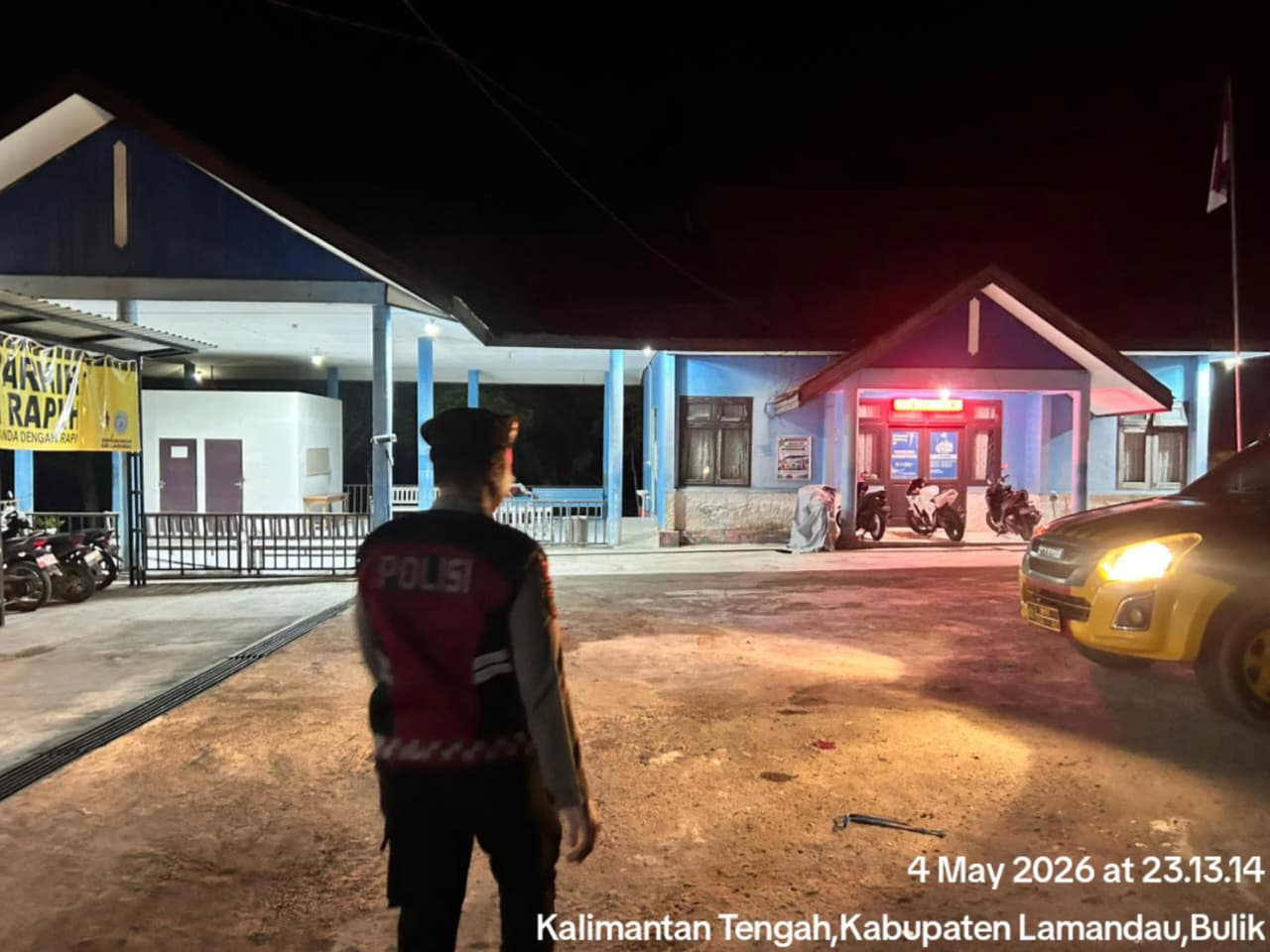 Sat Samapta Polres Lamandau Patroli di Objek Vital, Wilkum Polres Lamandau