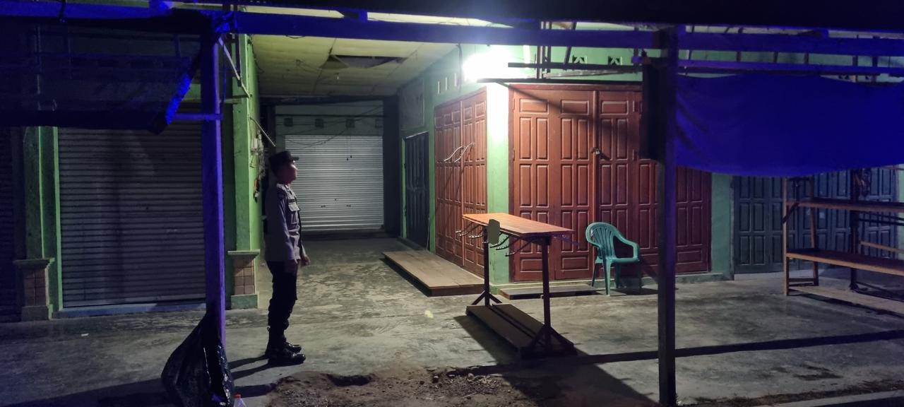 Personil Piket Patroli di Wilkum Polsek Sematu Jaya
