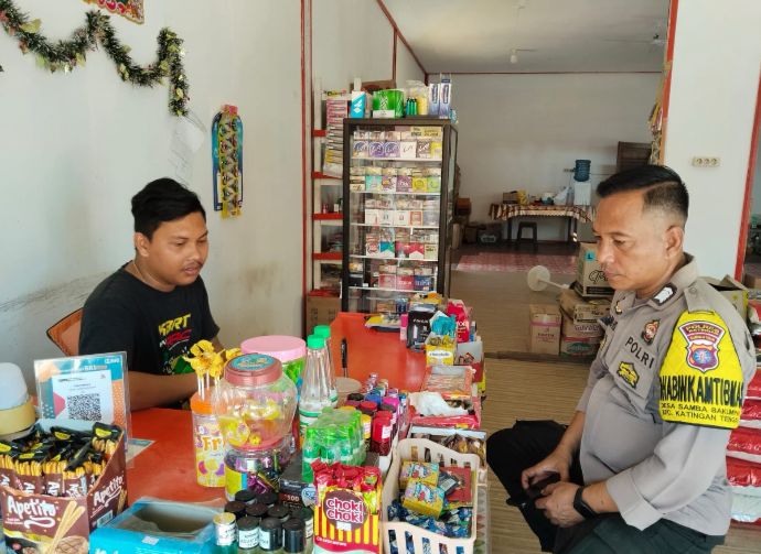 Polsek Katingan Tengah Sambang Kamtibmas