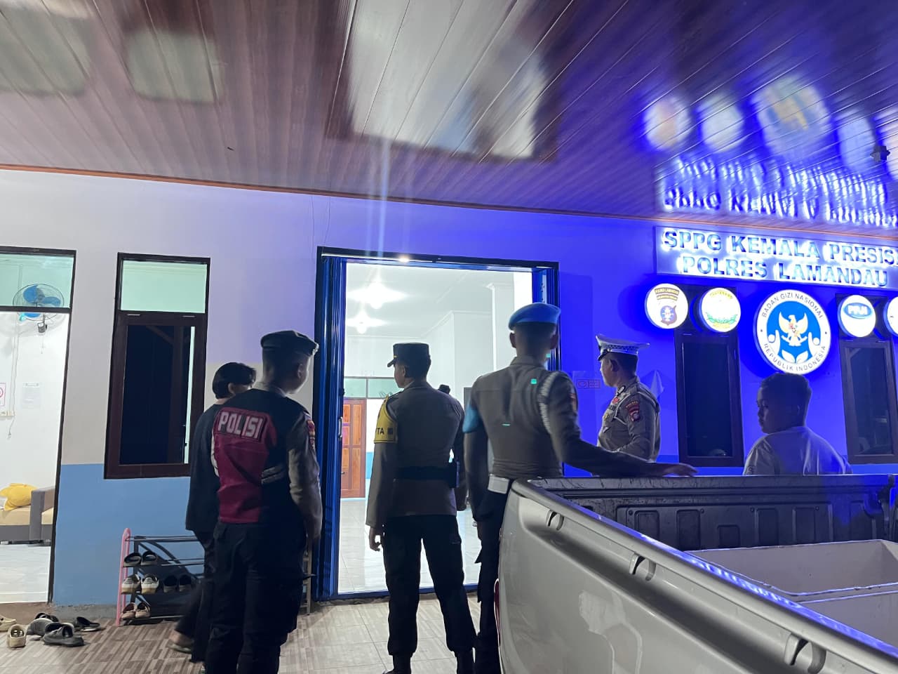 Pamapta 3 bersama piket fungsi Polres Lamandau laksanakan patroli ke SPPG