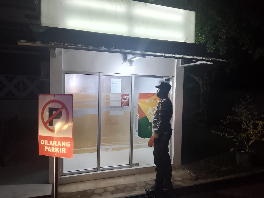 Patroli Jam Rawan di Kawasan Perbankan, Polsek Bulik Perkuat Pengawasan Kamtibmas