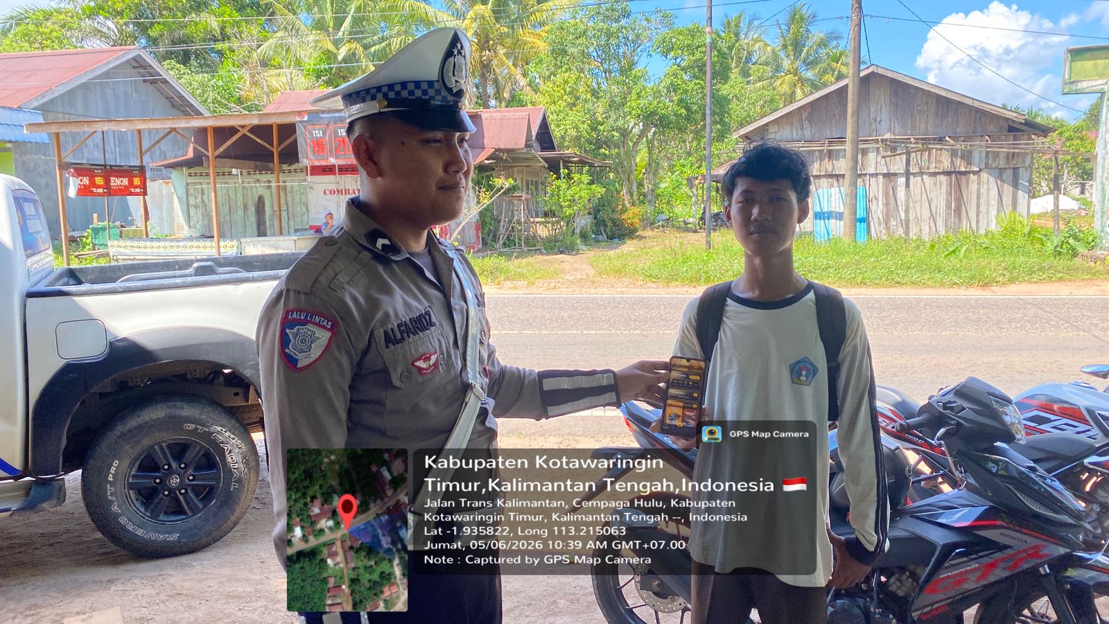 Satlantas Polres Katingan Sosialisasikan SUPER APP Polri kepada Masyarakat