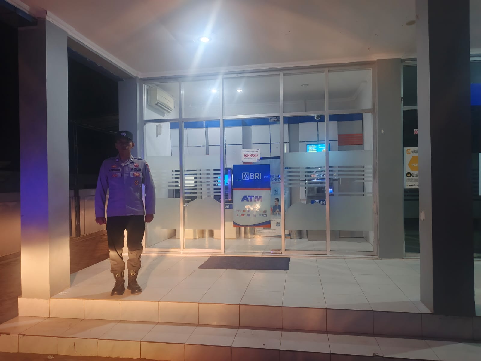 Jam Rawan Jadi Prioritas, Polsek Bulik Monitoring ATM dan Kawasan Perbankan