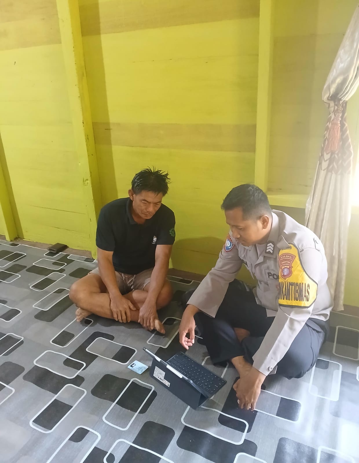 Patroli Dialogis, Upaya Polsek Katingan Tengah Cipkon Kamtibmas aman