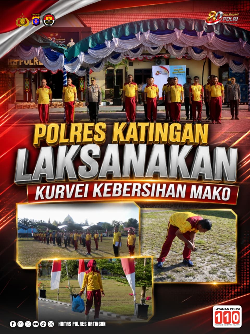 Polres Katingan Gelar Bakti Religi Sambut HUT Bhayangkara ke-80