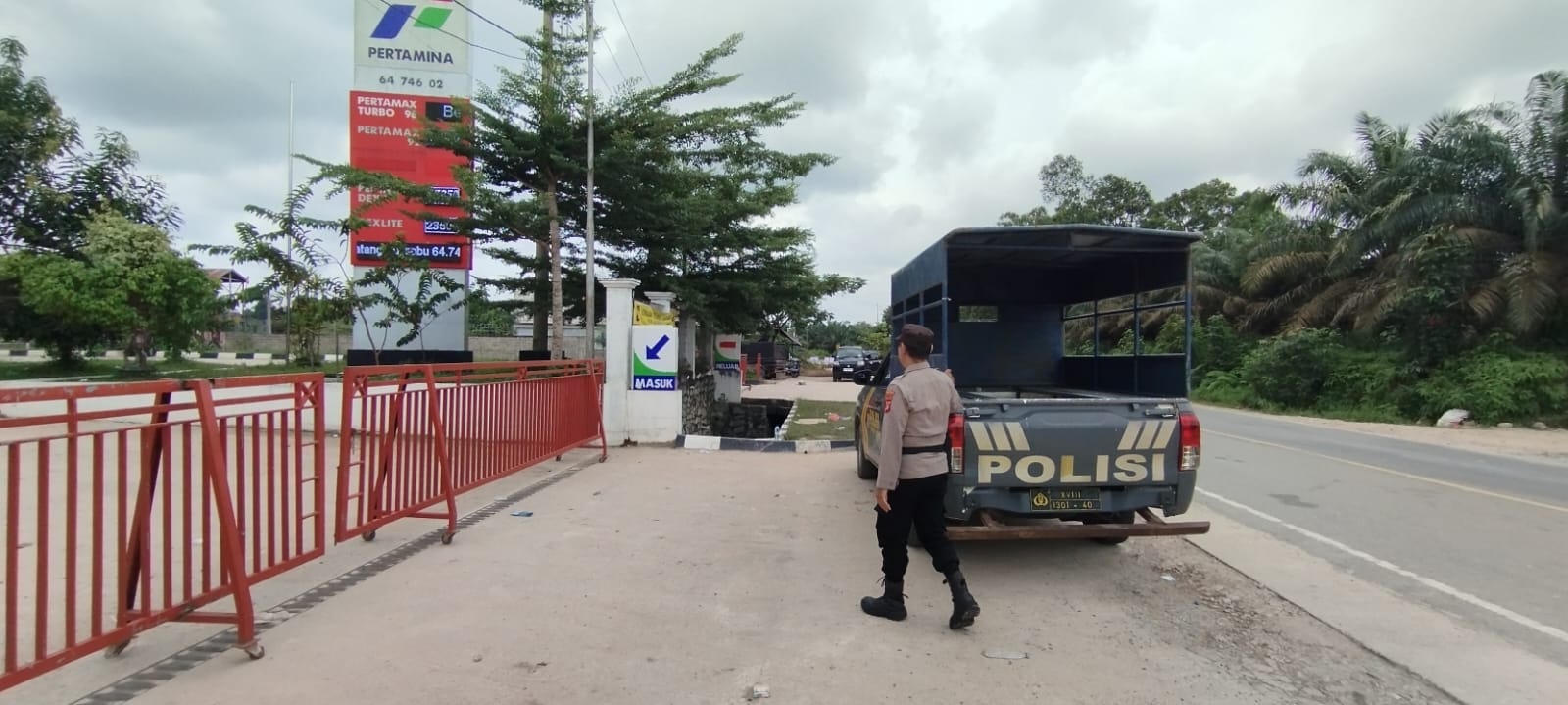 Patroli SPBU, Polsek Bulik Pastikan Keamanan Objek Vital dan Kelancaran Aktivitas Masyarakat