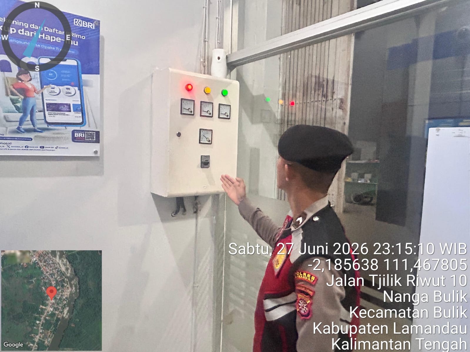 Sat Samapta Polres Lamandau Intensifkan Patroli Malam, ATM Jadi Fokus Pengamanan