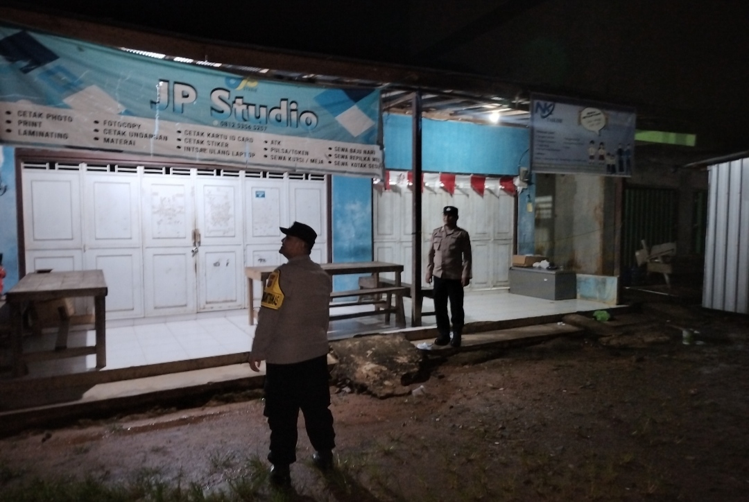 Monitoring Wilayah Hukum, Polsek Delang Pastikan Situasi Kamtibmas Tetap Aman dan Kondusif
