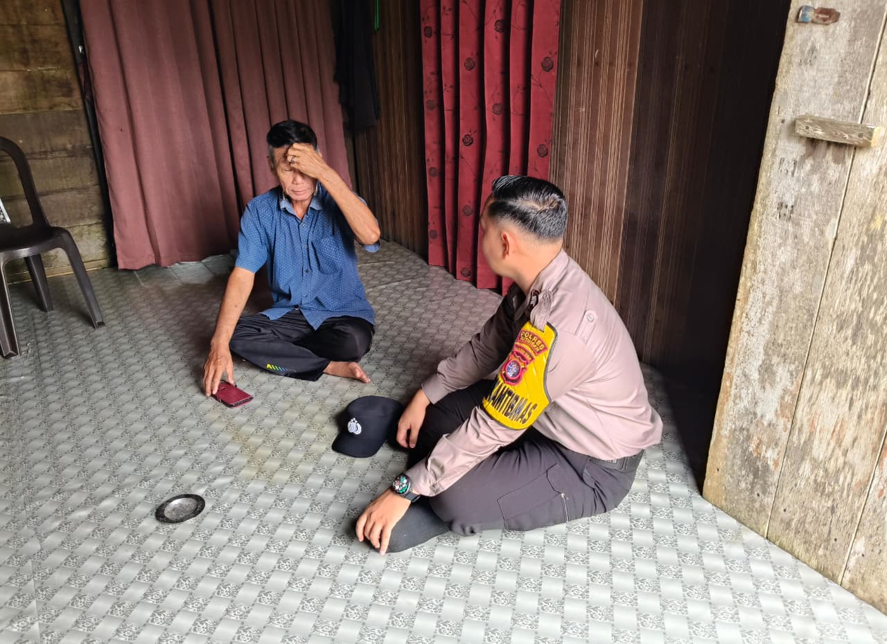 JAGA KONDUSIFITAS, BHABINKAMTIBMAS POLSEK MARIKIT GELAR COOLING SYSTEM DI DESA BINAAN
