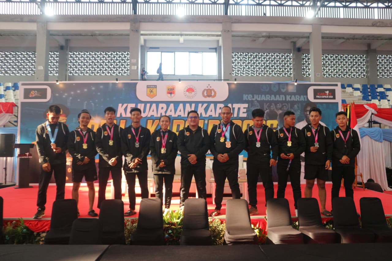 Polda Kalteng Borong 13 Medali di Kejuaraan Karate Kapolri Cup 2026