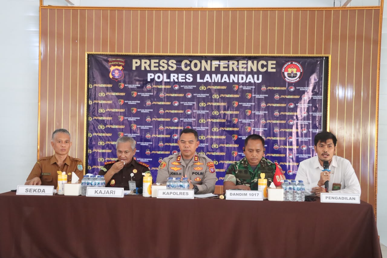 Polres Lamandau Berhasil Ungkap Kasus Pembunuhan, Kapolres Tegaskan Komitmen Penegakan Hukum
