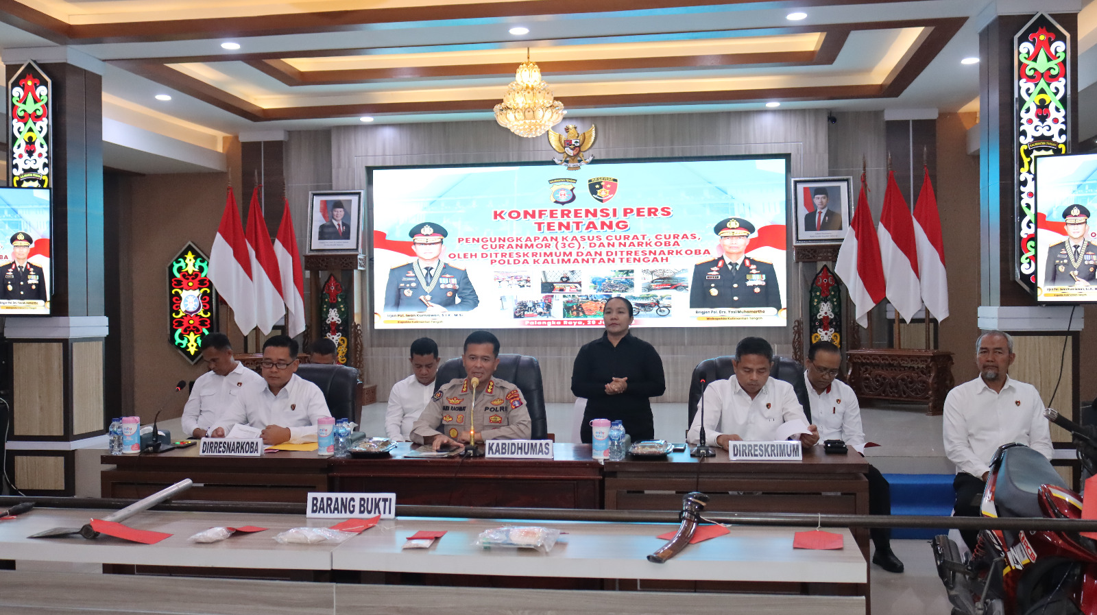 Polda Kalteng Ungkap 331 Kasus Narkoba, Selamatkan 1,28 Juta Jiwa