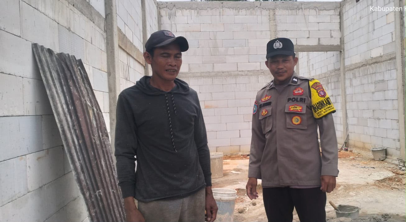 Polsek Katingan Tengah Sambang Kamtibmas