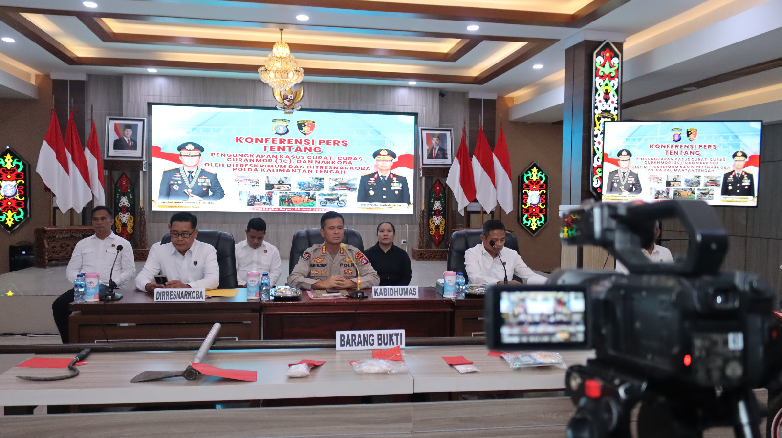 Polda Kalteng Ungkap 331 Kasus Narkoba dan Tangani 323 Kasus 3C Sepanjang Tahun 2026
