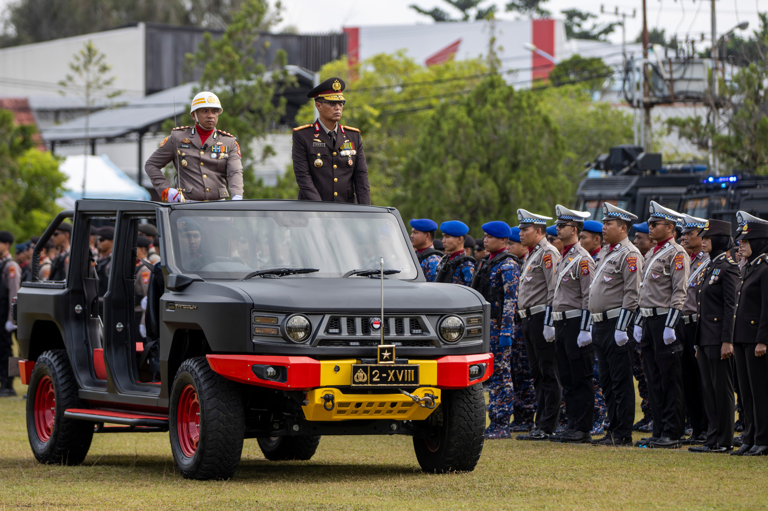 Upacara Hari Bhayangkara ke-80 di Polda Kalteng Berlangsung Khidmat, Dimeriahkan Tari Kolosal Nyiru