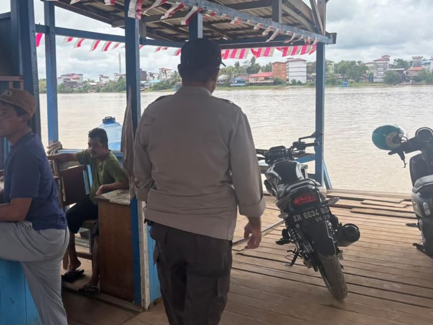 Polsek Katingan Tengah Sambang Kamtibmas