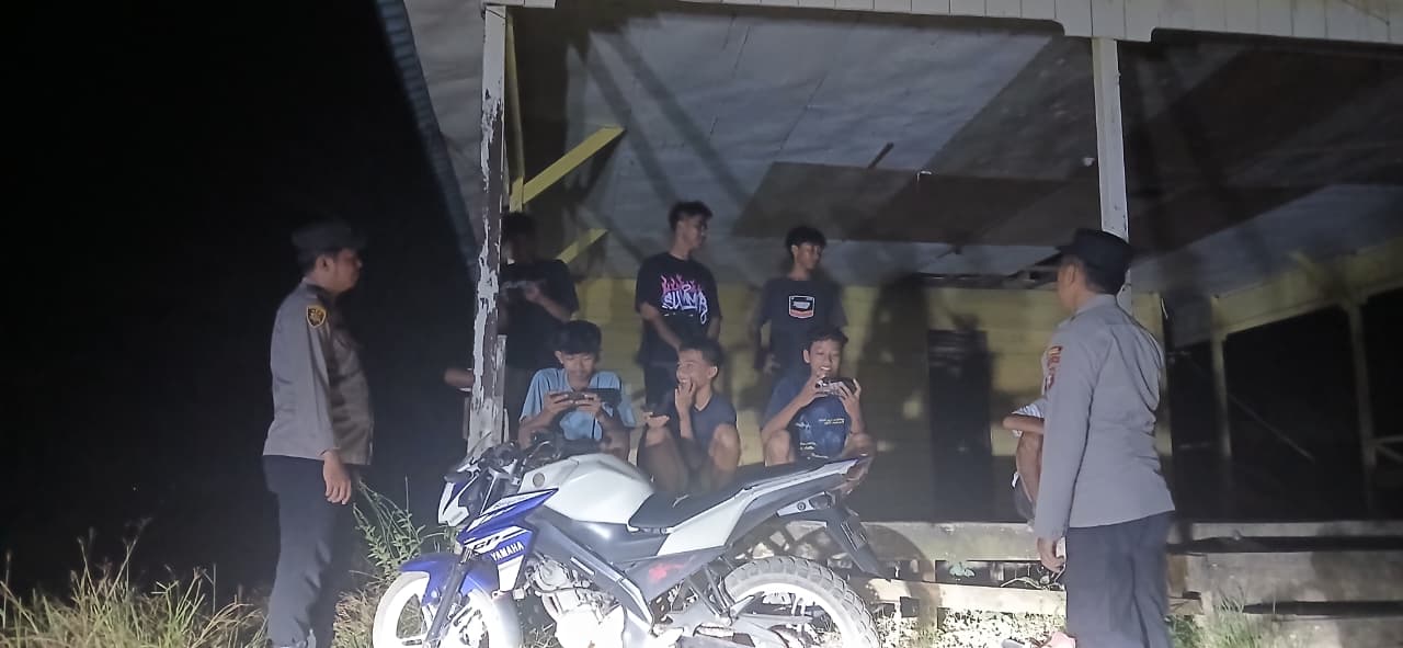 Polsek Lamandau Berikan Imbauan kepada Pemuda, Ajak Bersama Jaga Kamtibmas