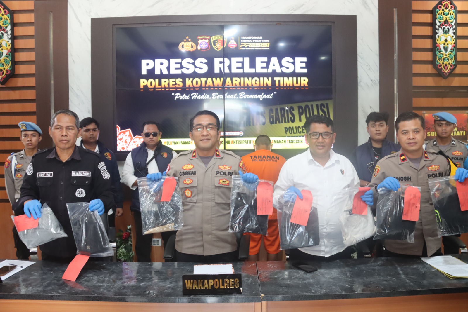 Polres Kotim Ungkap Kasus Pembunuhan dan Pengeroyokan di Mentaya Hulu, 2 Tersangka Diamankan