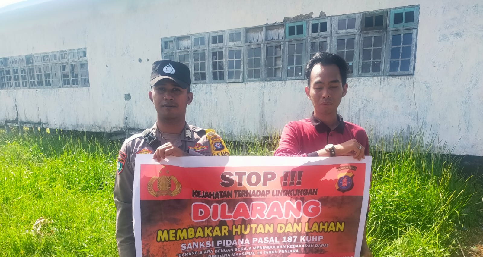 Upaya Pencegahan Karhutla, Bhabinkamtibmas Rutin Himbau Masyarakat tentang Bahaya Karhutla