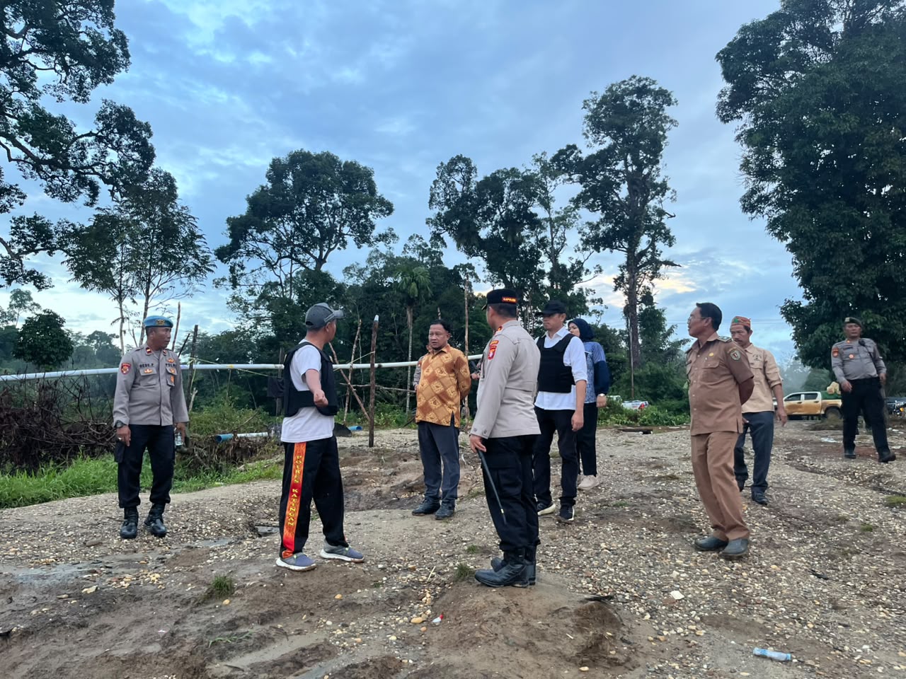 Tim Kompolnas Tinjau Langsung TKP Penggerebekan Narkoba di Katingan