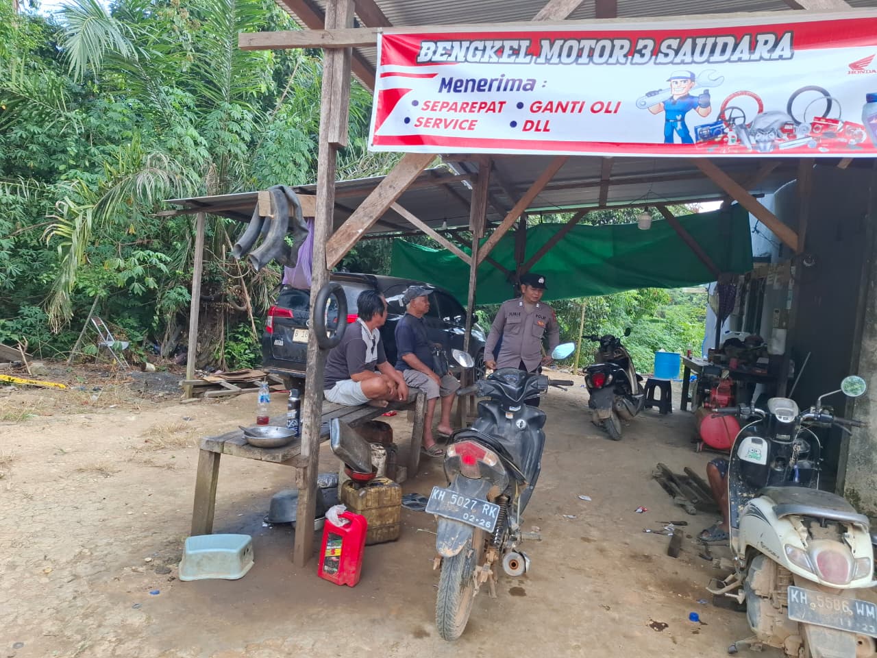 Gandeng Pelaku Usaha Otomotif, Polsek Lamandau Perkuat Sinergi Jaga Kamtibmas