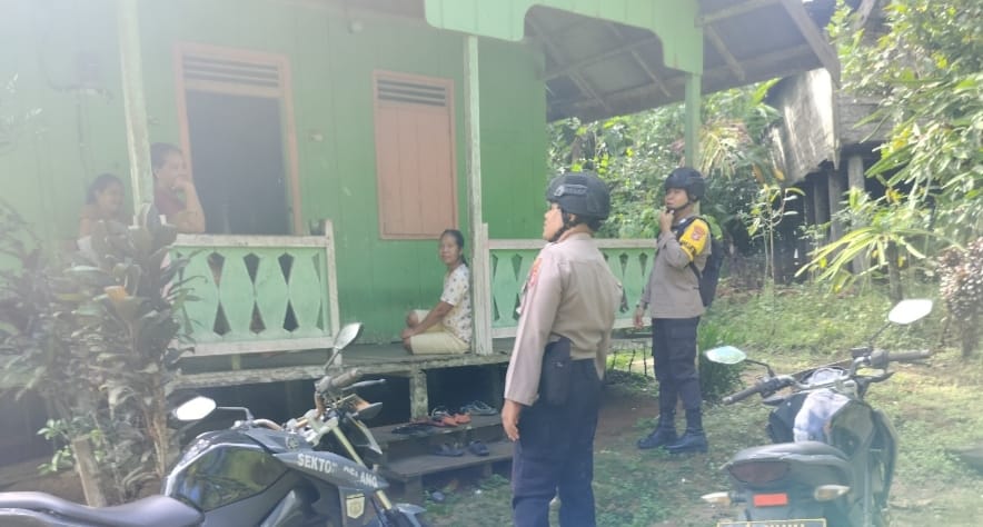 Monitoring Wilayah Hukum, Polsek Delang Pastikan Situasi Kamtibmas Tetap Kondusif