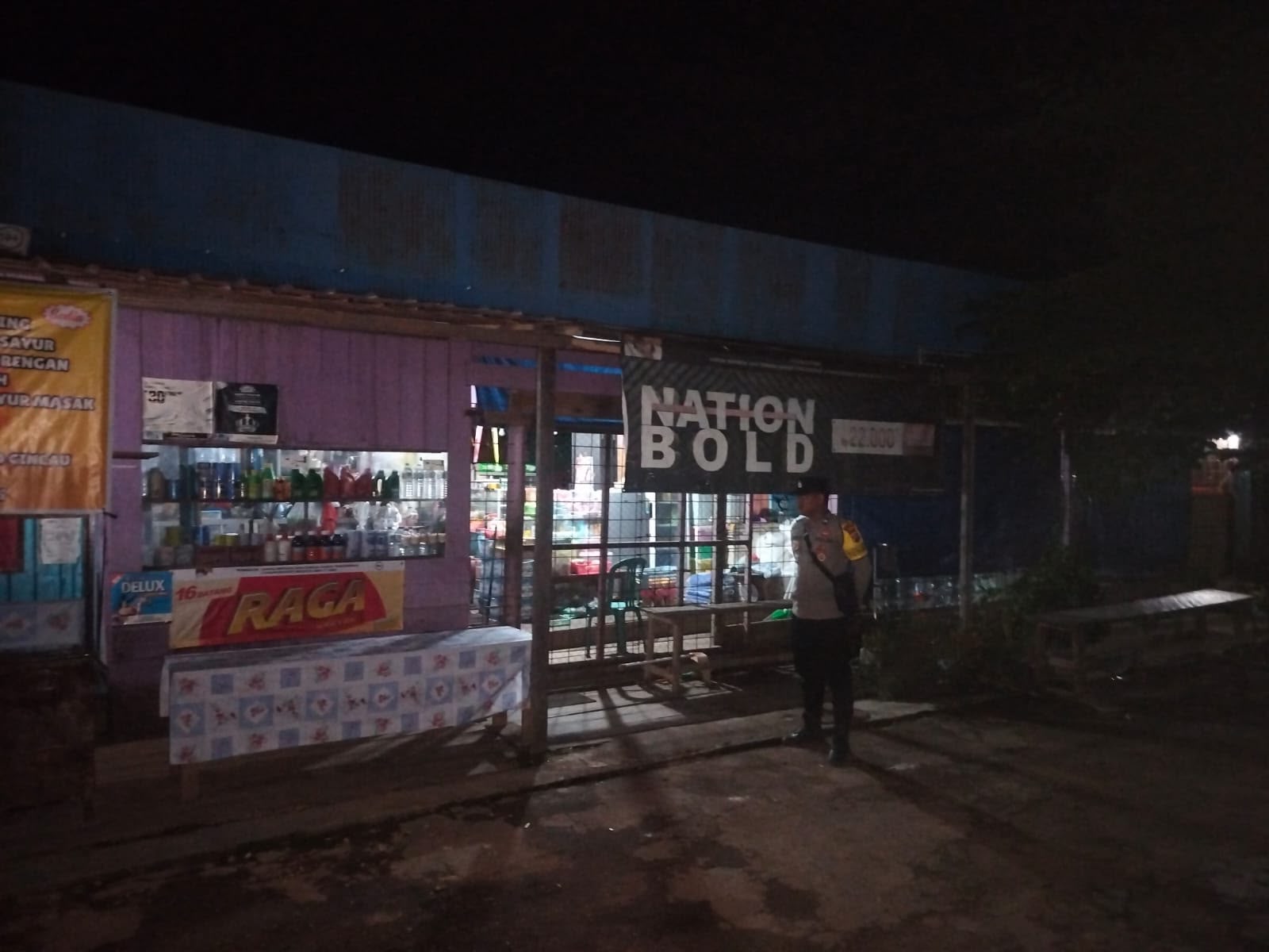 Patroli Malam, Polsek Delang Pastikan Keamanan Wilayah Hukum Tetap Kondusif