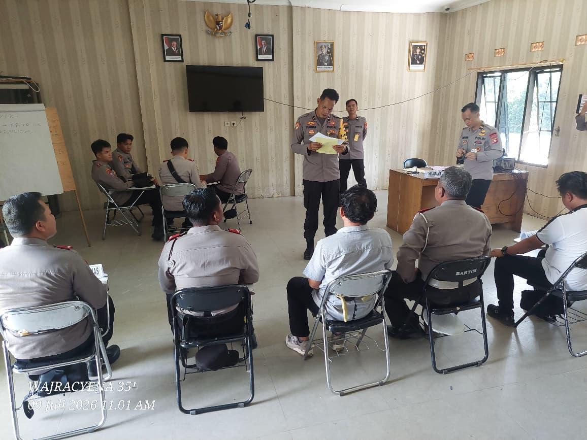 Latihan Teknis Dikbangspes Dan MOP Di SPN Polda Kalteng.