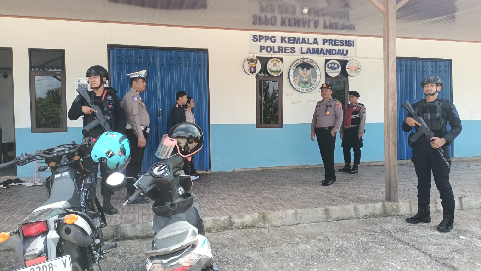 Perkuat Keamanan Daerah dan Titik Strategis, Polres Lamandau Laksanakan Patroli Gabungan Bersama Kompi 4 Batalyon B Pelopor Satbrimob Polda Kalteng