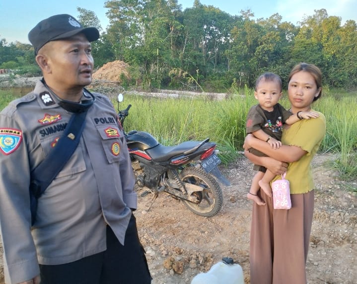 Perkuat Kamtibmas, Polsek Katingan Tengah Sambangi Warga