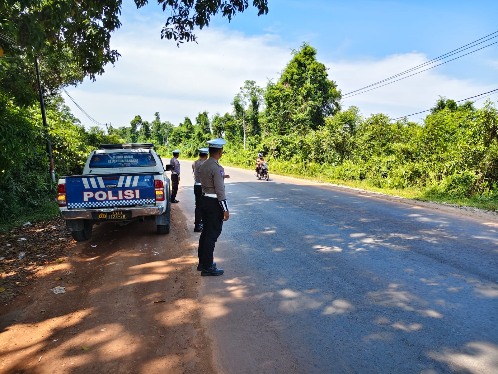 Antisipasi Laka Lantas, Satlantas Polres Katingan laksanakan patroli ke titik-titik lokasi rawan laka lantas.