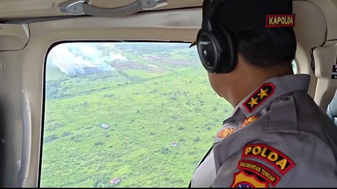 Kapolda Kalteng Komitmen Tindak Tegas Pelaku Karhutla