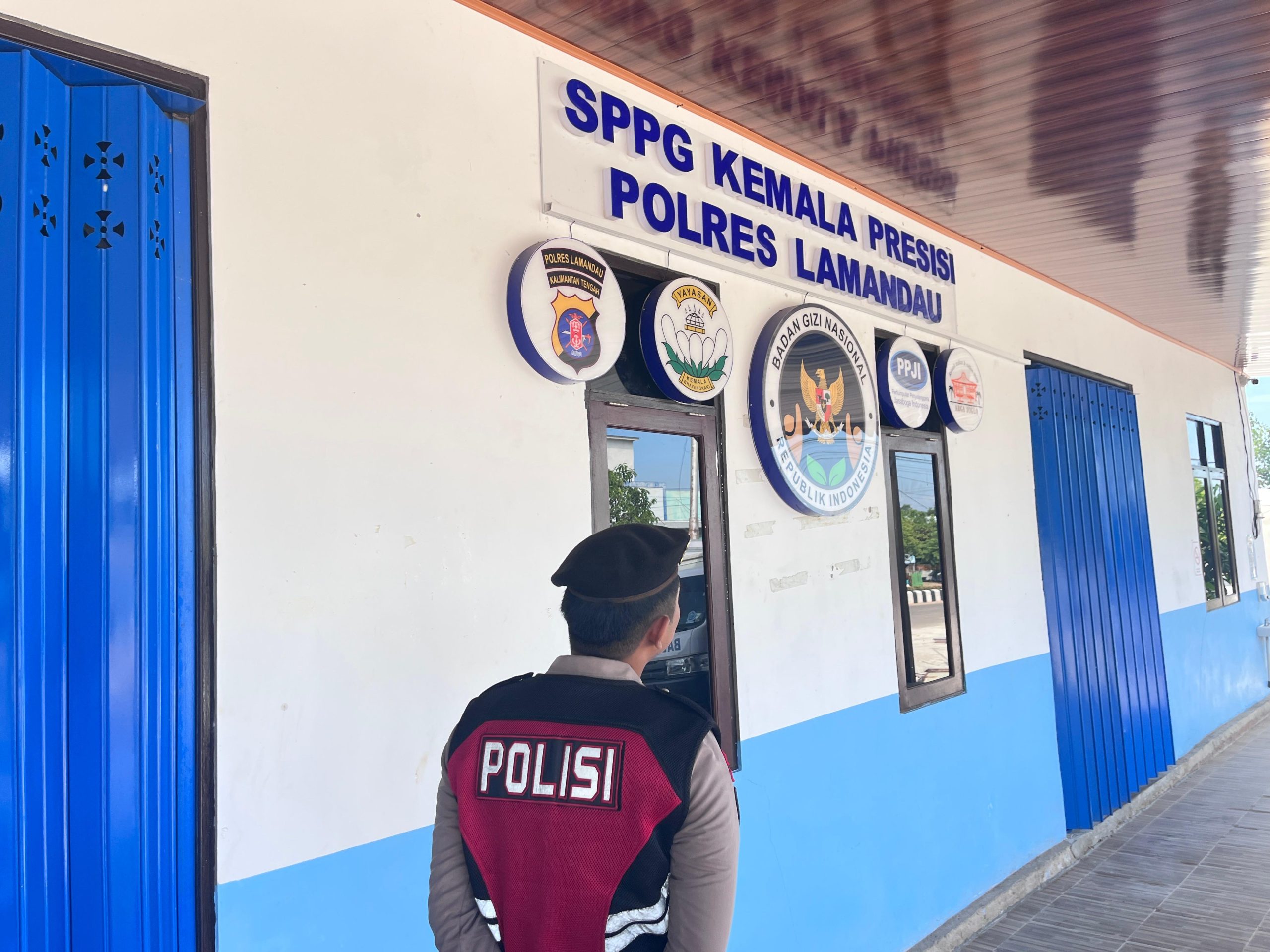 Dukung Program Makan Bergizi Gratis, Sat Samapta Polres Lamandau Patroli dan Monitoring SPPG