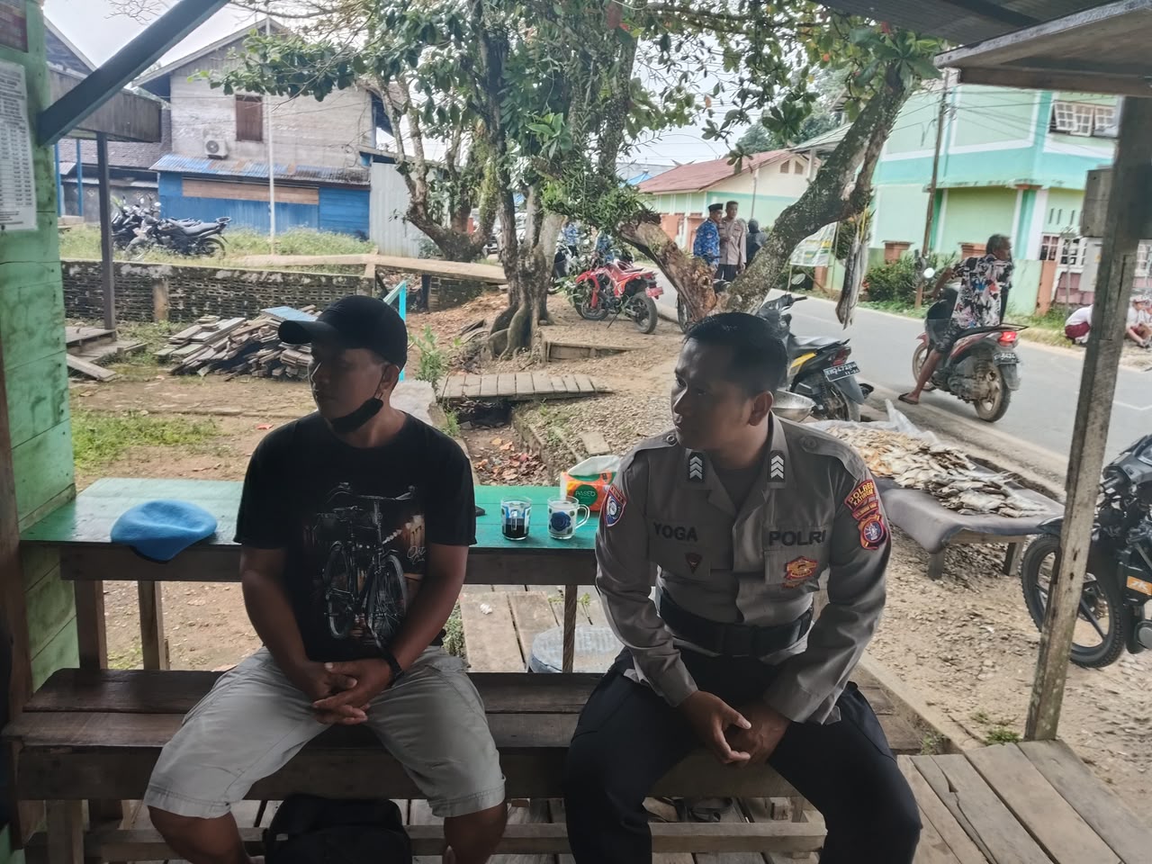 Polsek Katingan Tengah Sambang Kamtibmas