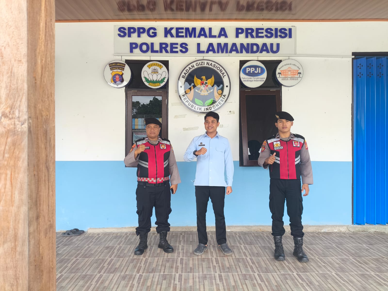 Sat Samapta Polres Lamandau Pastikan Keamanan SPPG Demi Dukung Program Makan Bergizi Gratis