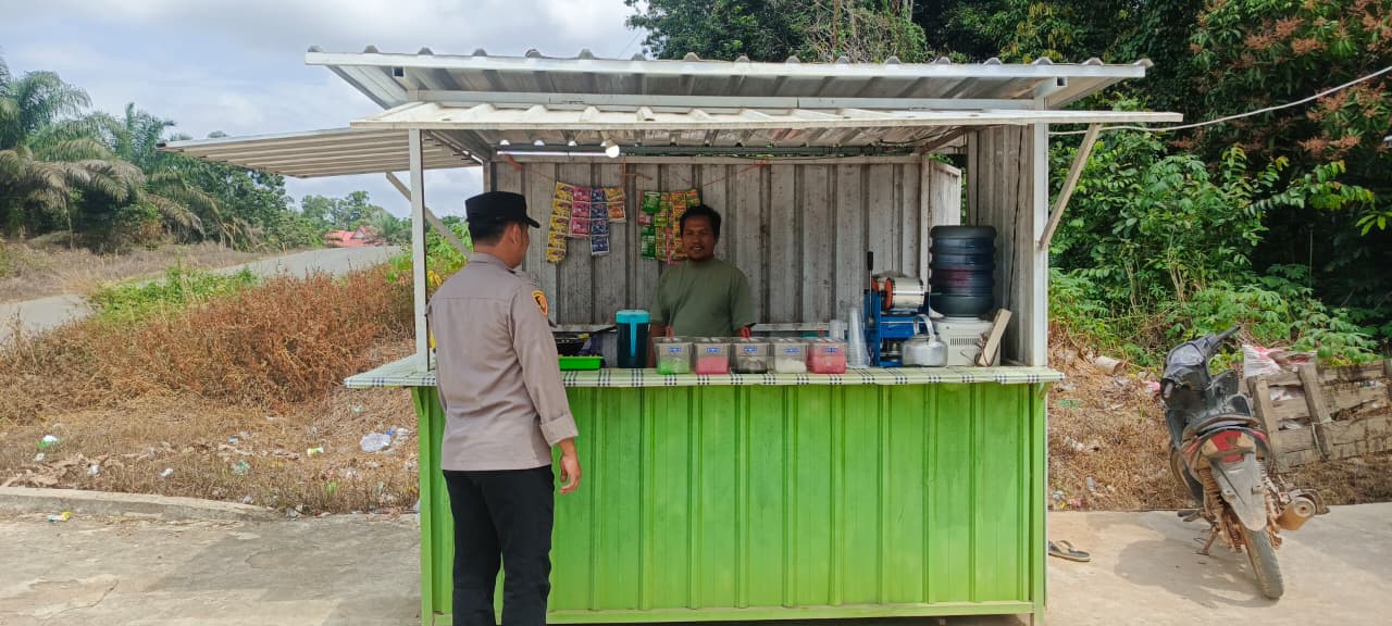 Polsek Lamandau Jalin Komunikasi dengan Pelaku Usaha, Dengarkan Langsung Situasi Kamtibmas