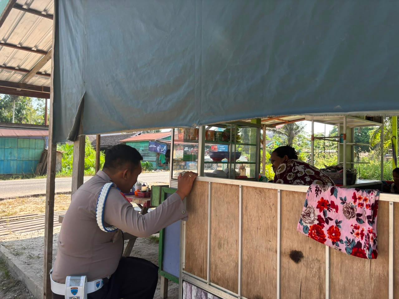 Polsek Katingan Tengah Sambang Kamtibmas