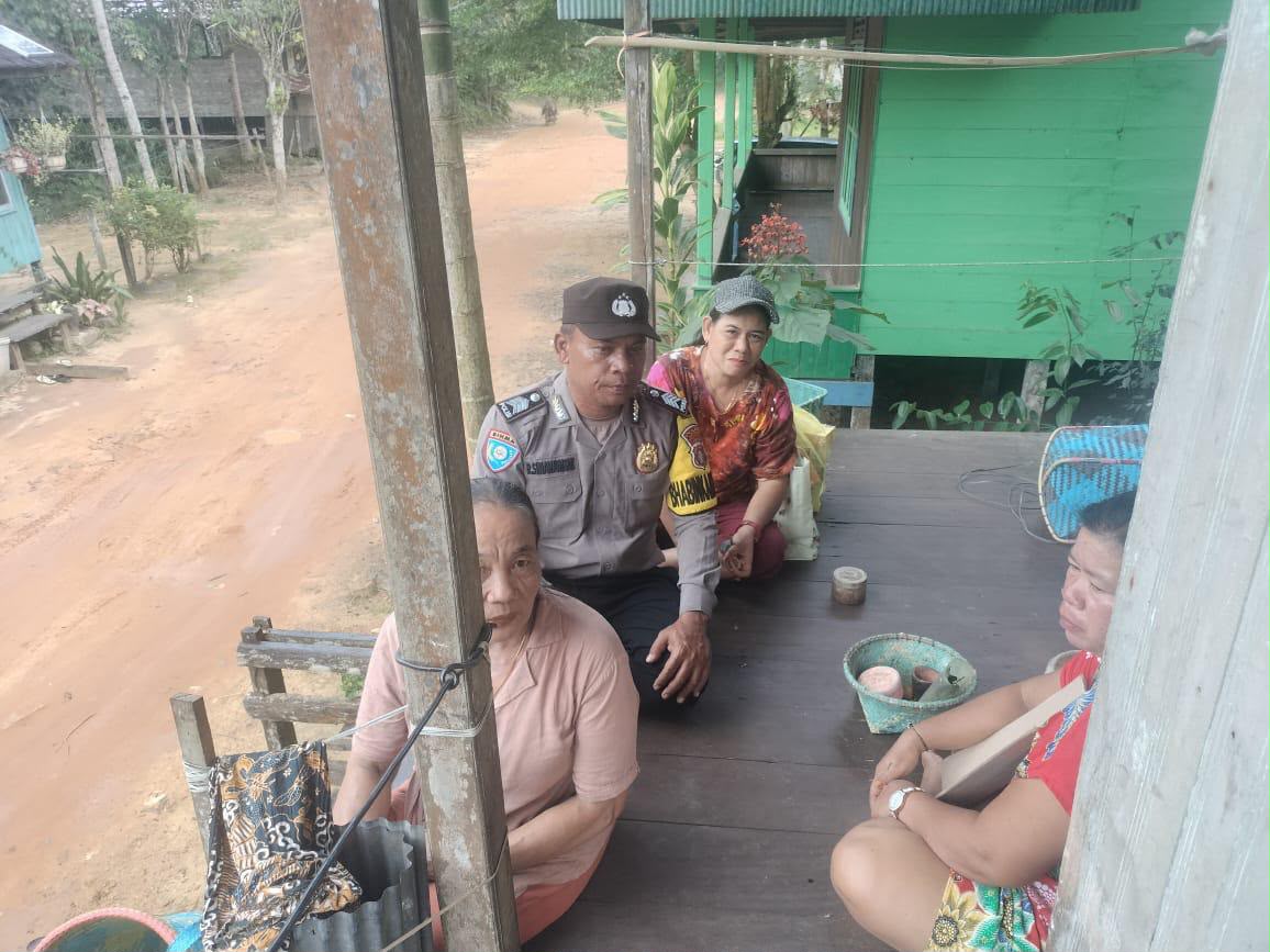 Polsek Katingan Tengah Sambang Kamtibmas