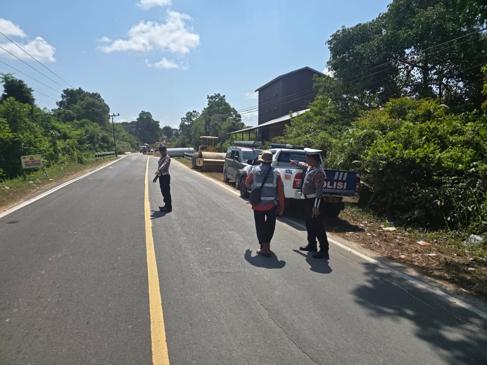 Antisipasi Laka Lantas, Satlantas Polres Katingan laksanakan patroli ke titik-titik lokasi rawan laka lantas.