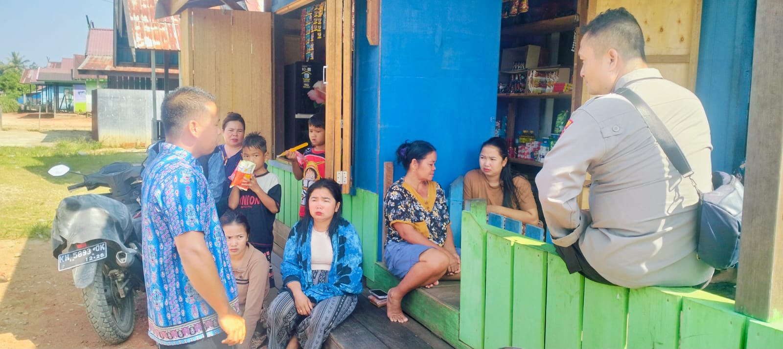 Polsek Katingan Tengah Sambang Kamtibmas