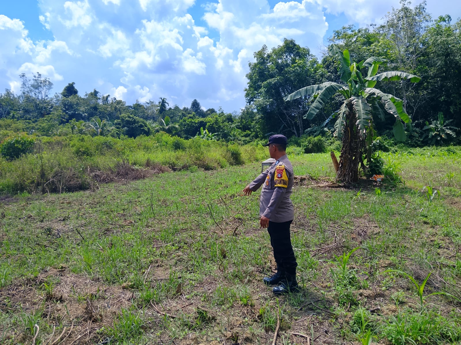 Polsek Tewang Sangalang Garing dan Pulau Malan imbau warga tingkatkan pemanfaatan lahan untuk ketahanan pangan