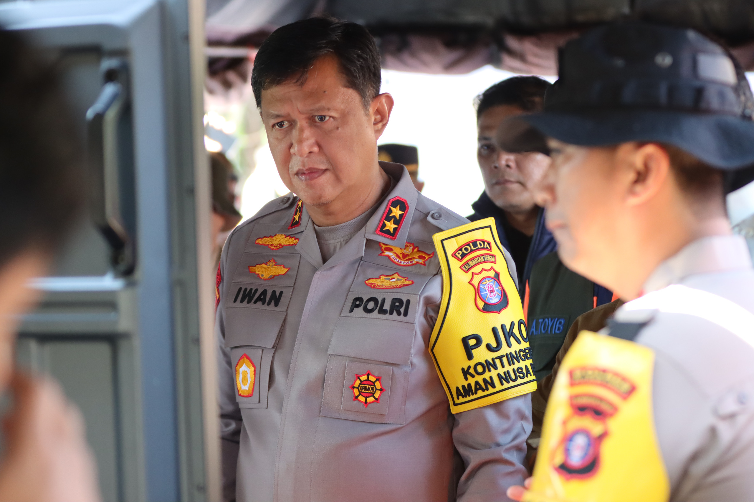Kapolda dan Gubernur Kalteng Tinjau Posko Karhutla di Tumbang Nusa