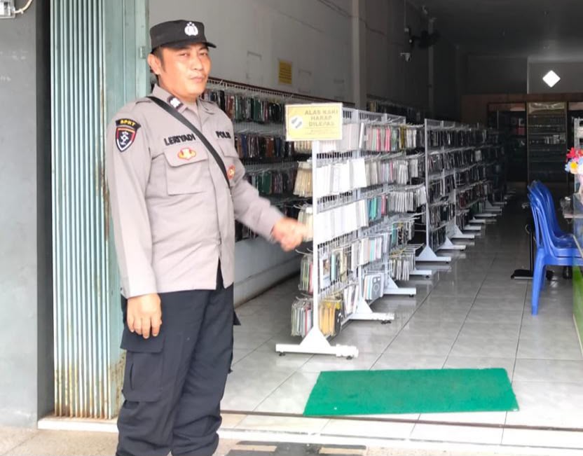 Polsek Bulik Patroli Pertokoan, Jaga Keamanan Aktivitas Perdagangan