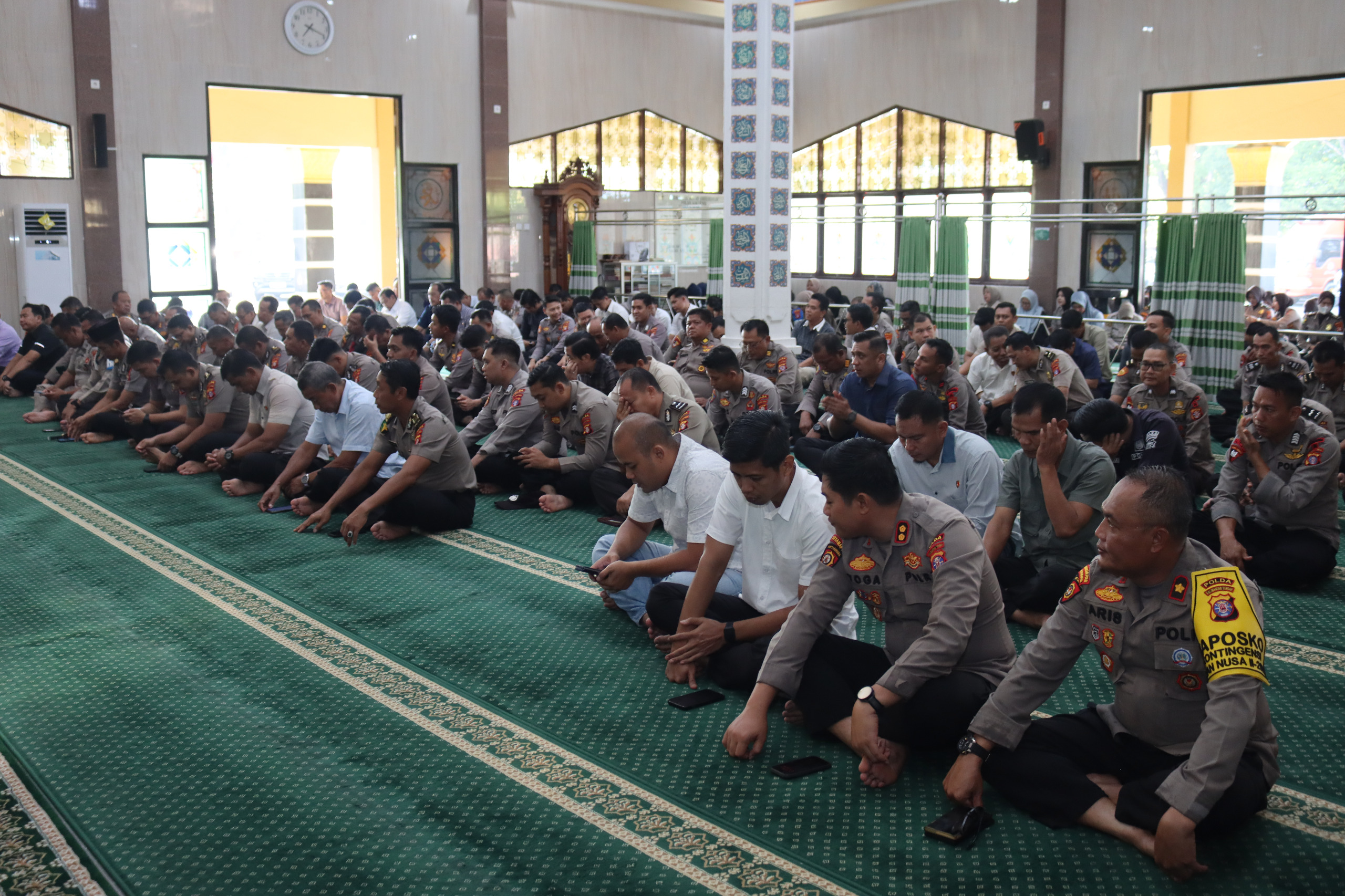Perkuat Mental Spiritual Personel, Polda Kalteng Rutin Gelar Binrohtal Lintas Agama